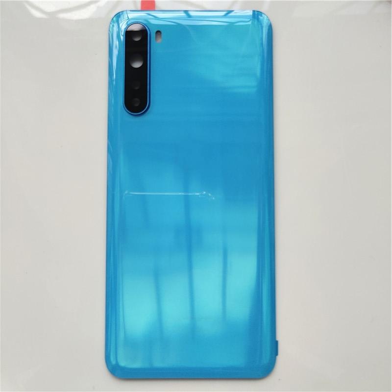 New For OnePlus Nord Back Battery Cover Door Rear Glass For One plus Nord 5G Battery Cover Housing With Camera Lens