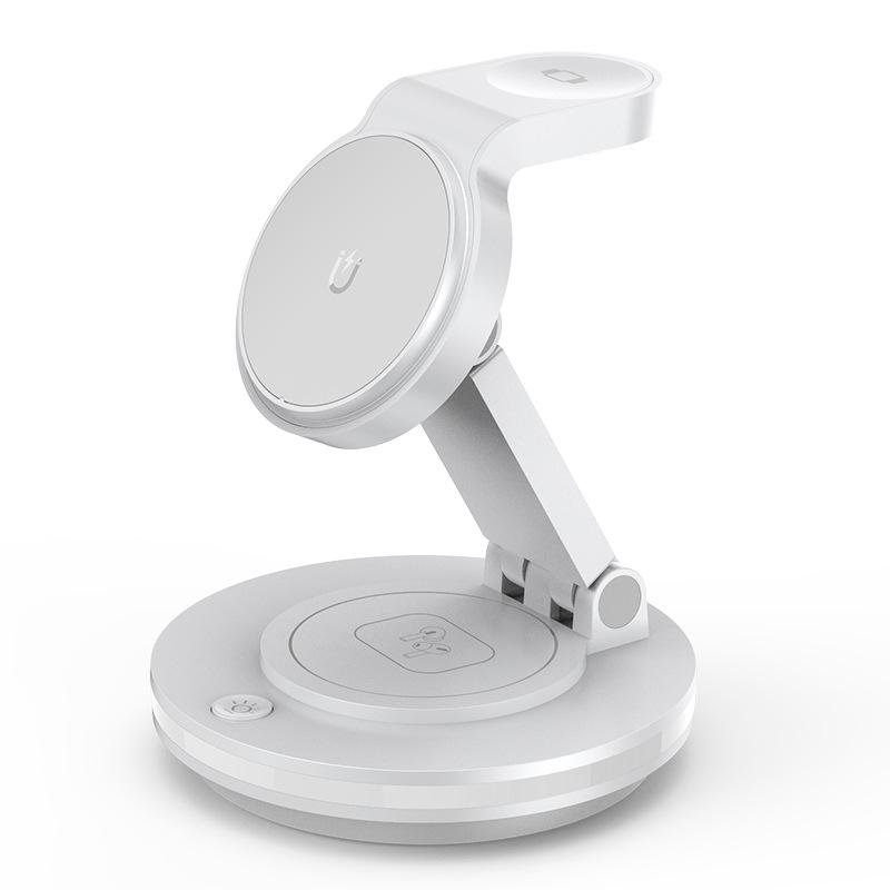 Foldable 4-in-1 Magnetic Fast Charging Desktop Charger