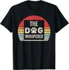 Vintage Retro The Dog Whisperer Gift Unisex T-Shirt Mens Womens Tees Top