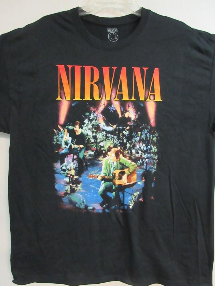 ОФИЦИАЛЬНЫЙ МЕРЧ NIRVANA 2023 ЛИЦЕНЗИЯ ЖИВАЯ ГРУППА КОНЦЕРТ МУЗЫКА БОЛЬШАЯ Унисекс Футболка M