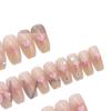 1 Set Falsche Nägel Leicht entfernbar Vollständige Abdeckung Glänzend DIY mit Kleber Sweet Fantasy Schleife Herz Verlängerter Falscher Nagel Nagelstudio Zubehör