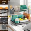 Brangdy Double-Layer Countertop Dish Drying Rack
