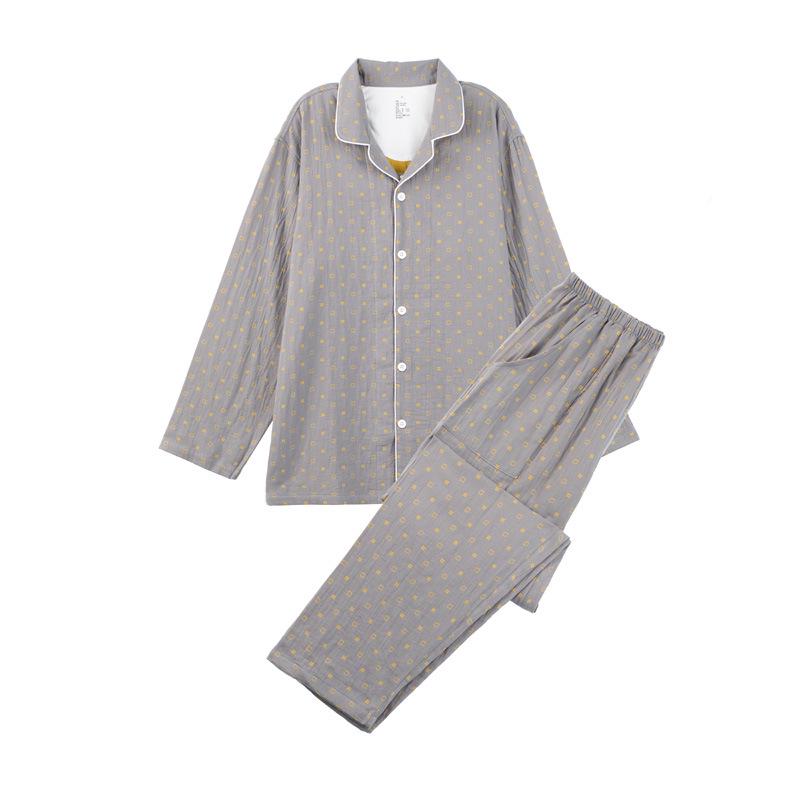 

MUJI хлопковая двухслойная пижама в японском стиле - женская серия Four Seasons Huayan Large