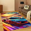 Sports Car Racing Car Carpet Rug for Playroom Living Room Bedroom Home  Kitchen Doormat Decor Living Room Decoration Carpet