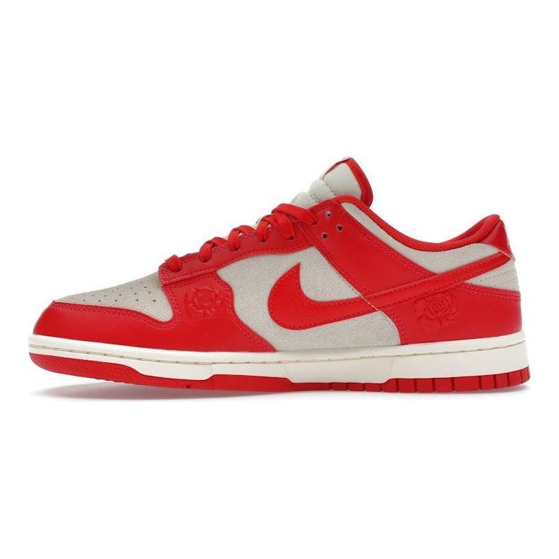 Nike Dunk Low Roses Women Sneakers Red Coconut-Milk University-Red HF1986-100