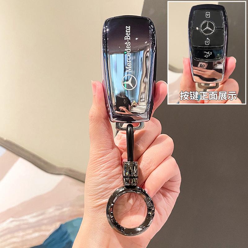 TPU Key Fob Cover For Mercedes Benz A B C E S Class W204 W205 W212 W213 W176 GLC MAYBACH Keyless Soft Case gfu1