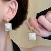 French Pearl Flower Earrings Personalized Fashion Stud Earrings Temperament Earrings Women