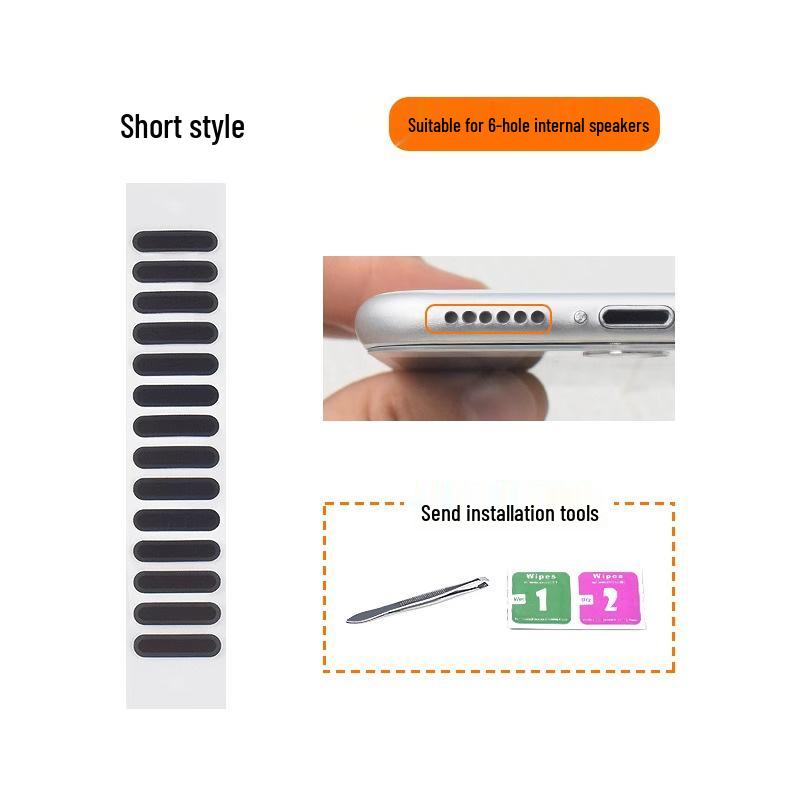 

Пылезащитная наклейка для мобильного динамика: Mesh для Apple, Huawei, vivo, Xiaomi