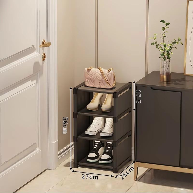 Shoe Rack Multi-layer Storage Rack Household Simple Door Entrance Indoor Dormitory Space Saving Small Apartment Shoe Cabinet