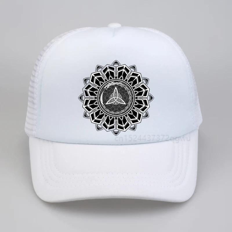 Viking OdinS Wolf Vantage Rune Rune Baseball Cap Celtic Knot Art Norse hip hop cap fashion summer Unisex mesh snapback hats