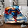 1pc Superman Flannel Throw Blanket Soft, Warm & Cozy for Couch, Bed, Office, and Travel Versatile All Season Gift, Christmas Present