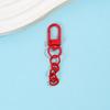 10Pcs Lobster Clasp Spring Buckle With Chains Colored Keychains For Diy Jewelry Making Key Ring Hooks Bags Buckle