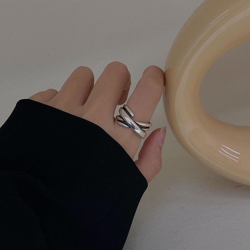 Retro Simple Open Ring For Woman Stylish Adjustable Roman Numeral Finger Ring Jewelry Gifts