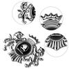 bfdqw8 3D Metal Car Crown Styling Body Trunk Decoration Sticker Badge Accessories For Skoda Octavia 2 Fabia Karop Superb Rapid Kodiaq