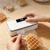 2 In 1 Mini Bags Sealer and Cutter LED Display Portable Bag Sealer 8-Level Adjustable for Restaurant&Apartment&Dormitory
