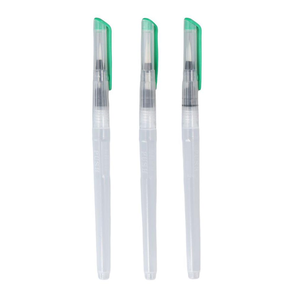 

3PCS Easy To Control Water Coloring Pen Plastic Watercolor Painting Brush Pen