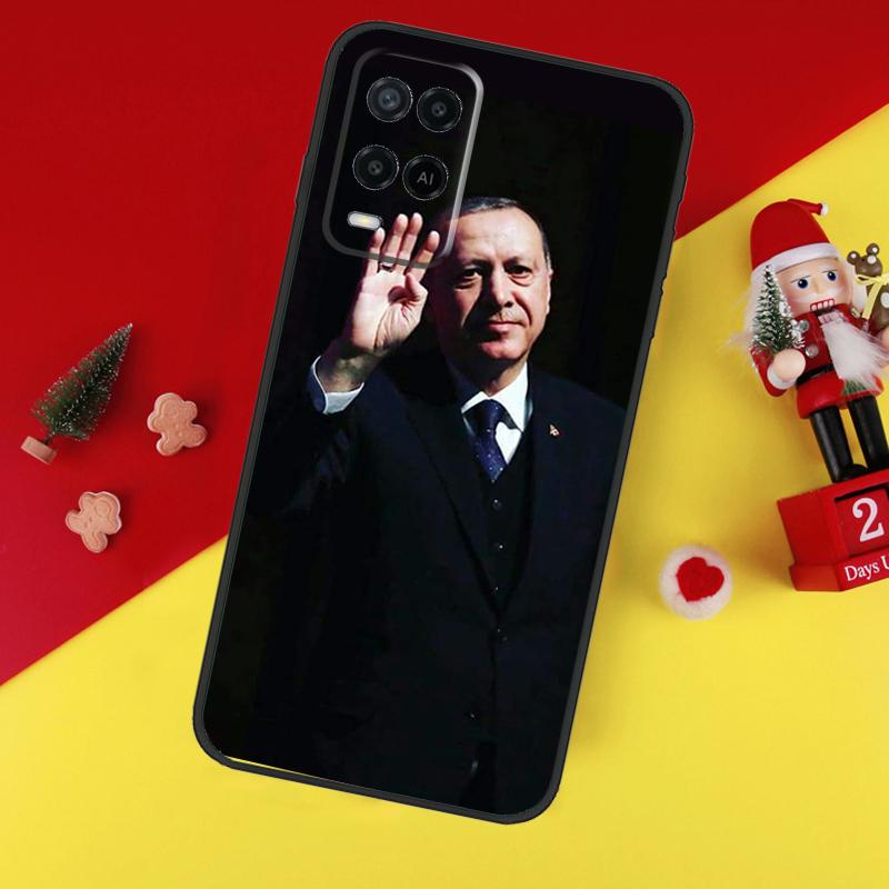 President Turkey Recep Tayyip Erdogan For OPPO A38 A58 A78 A98 A54 A74 A94 A16 A76 A96 A5 A9 A52 A72 A79 A53S A15 A17 A57 Case