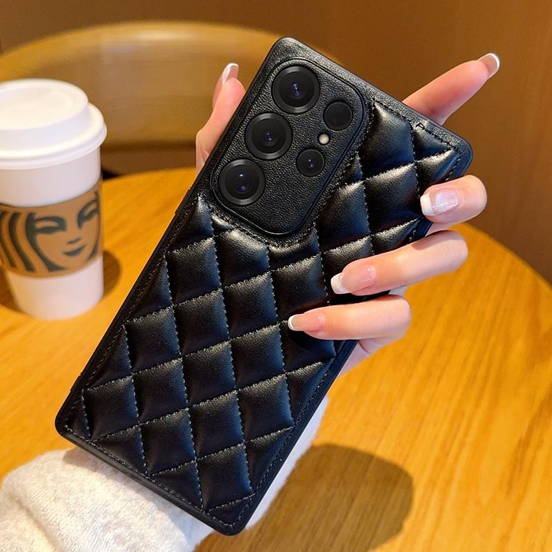 For Samsung S22 S23 S24 S25 Ultra Plus Case Soft Skin Fashion Leather Cover For Samsung Galaxy S25 Ultra S 25 Ultra S25+ Cases