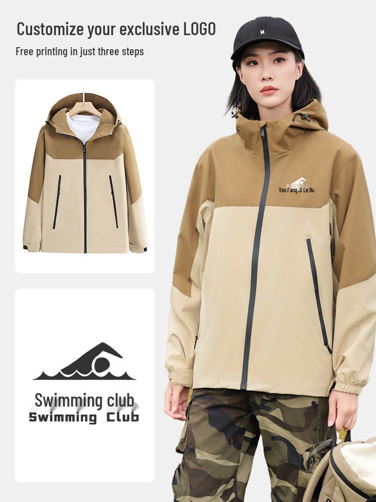 Men's Custom Logo Anti-Static Thickened Windproof Work Jacket for Autumn and Winter