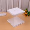 6-inch Transparent Square Single-Layer Cake Boxes (5-pack)