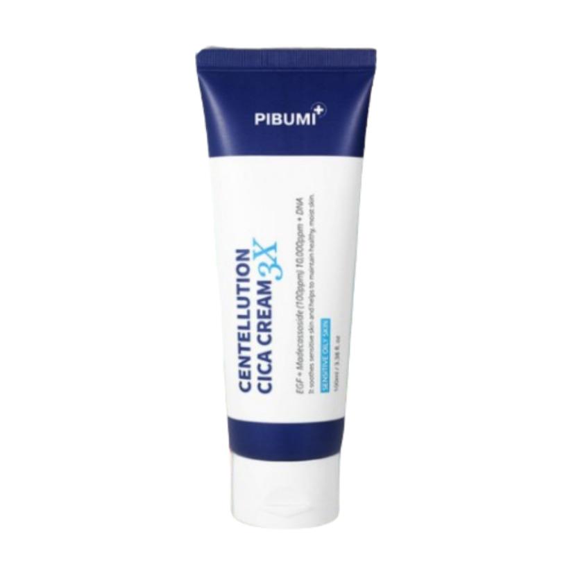 Pibumi Centellution cica cream 3x 100ml for sensitive oily skincare Korea Beauty