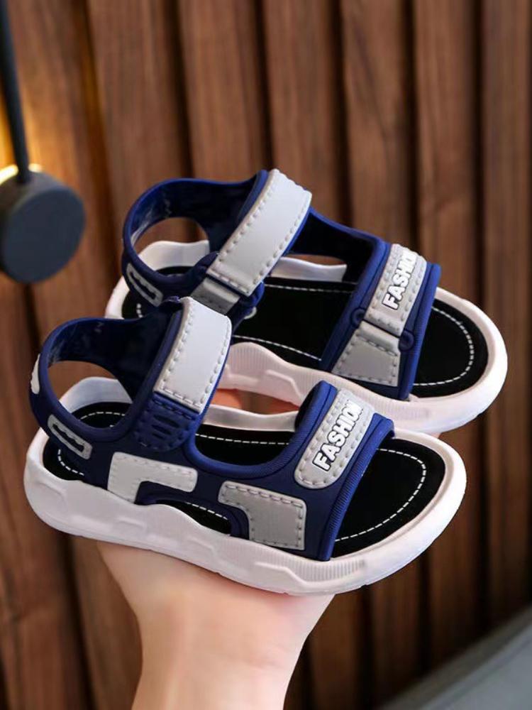 Summer Kids Sandals for Boys Fashion Breathable Soft Comfortable Sport Beach Shoes Children Outdoor Non Slip Lightweight Sandals