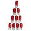 10pcs Car T10 Halogen 3W 194 158 Wedges 12V Car Trument Reading Lights Car Panel Decorative Lights Auto Lamp Accessories