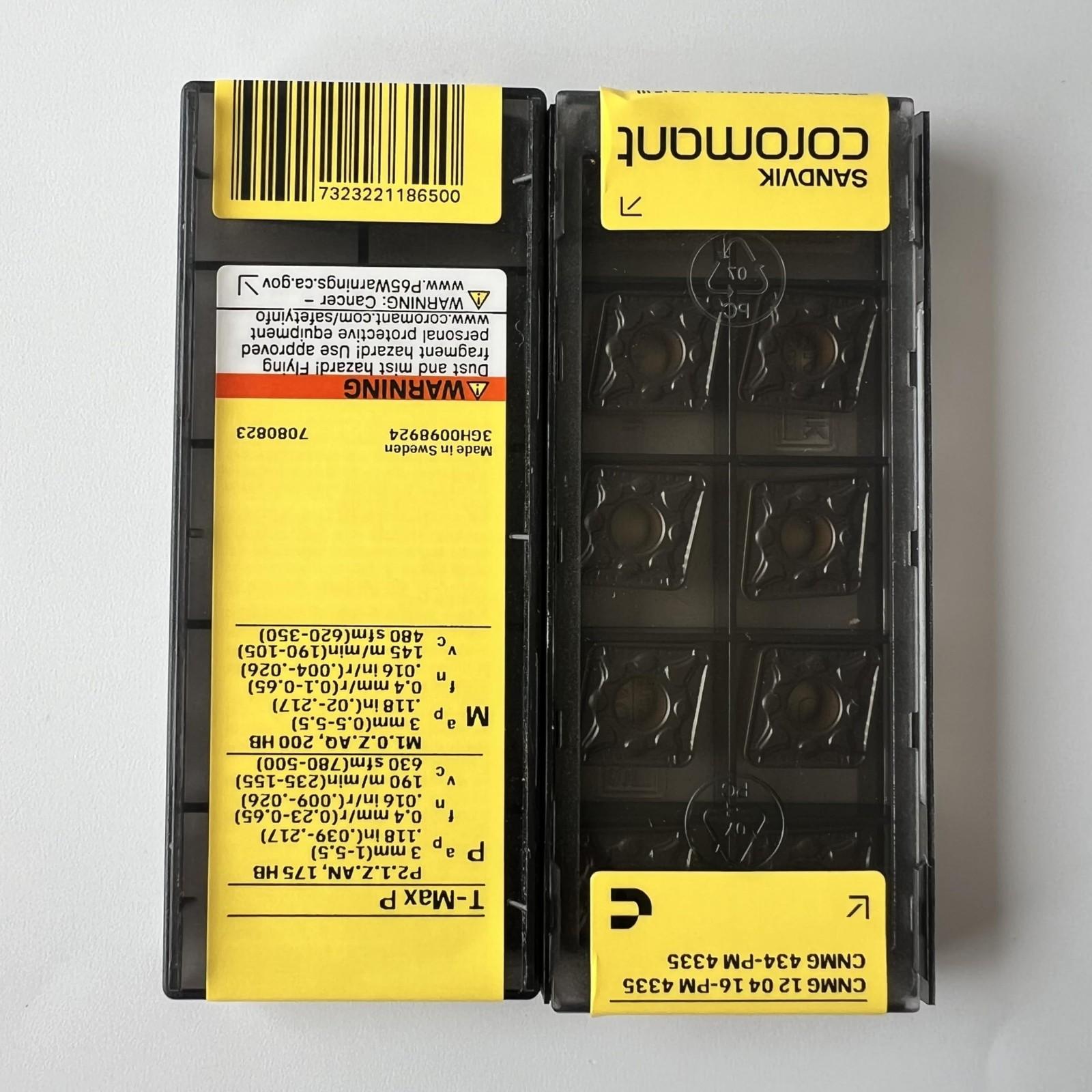 

SANDVIK / CNMG120416-PM 4335 / Original Swedish hard alloy blade 10 Pcs