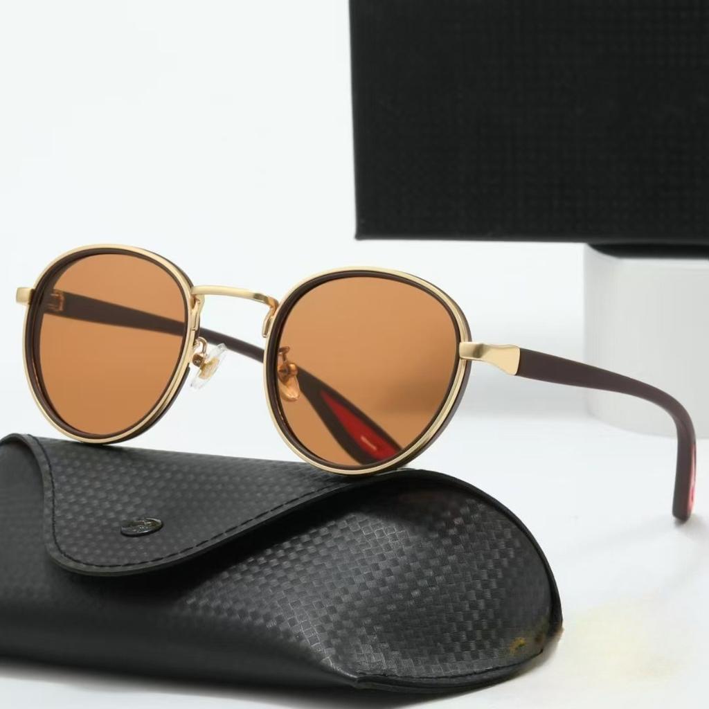Vintage Designer Outdoor Sunglasses Men Round Fashion Plastic High Quality Sun Glasses Man Outdoor UV Protection Glasses Woman