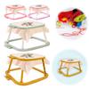 Cross Stitch Rack Multifunctional Double Layer Embroidery Frame Removable 2 Tier Square Embroidery Hoop for DIY Sewing Craft