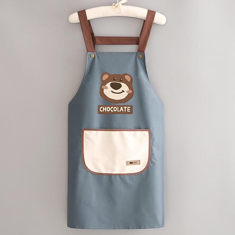 

Waterproof Oil-Proof Kitchen Apron with Hand-Wiping Pockets
