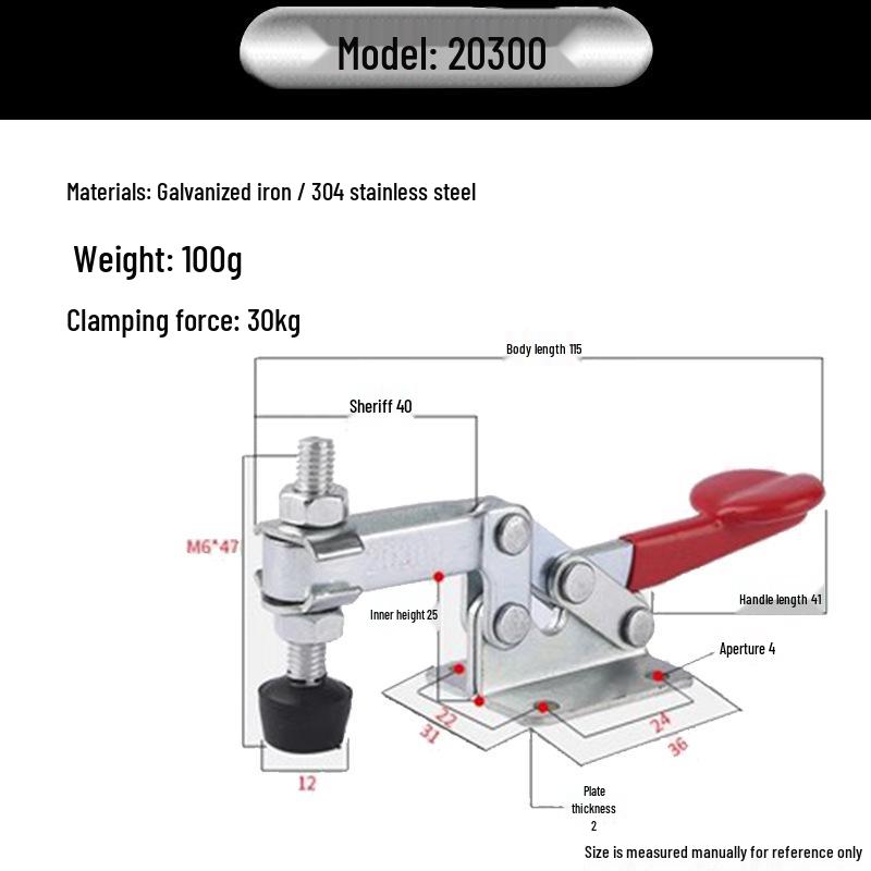 XB-203F Durable Quick Clamp Fixture for Machine Tools