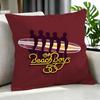 Classic The Beach Boys Cushion Cover Cushion Cover Set 4Pcs 50X50 45X45 40X40 Pillowcase Decorative Sofa Home Decor