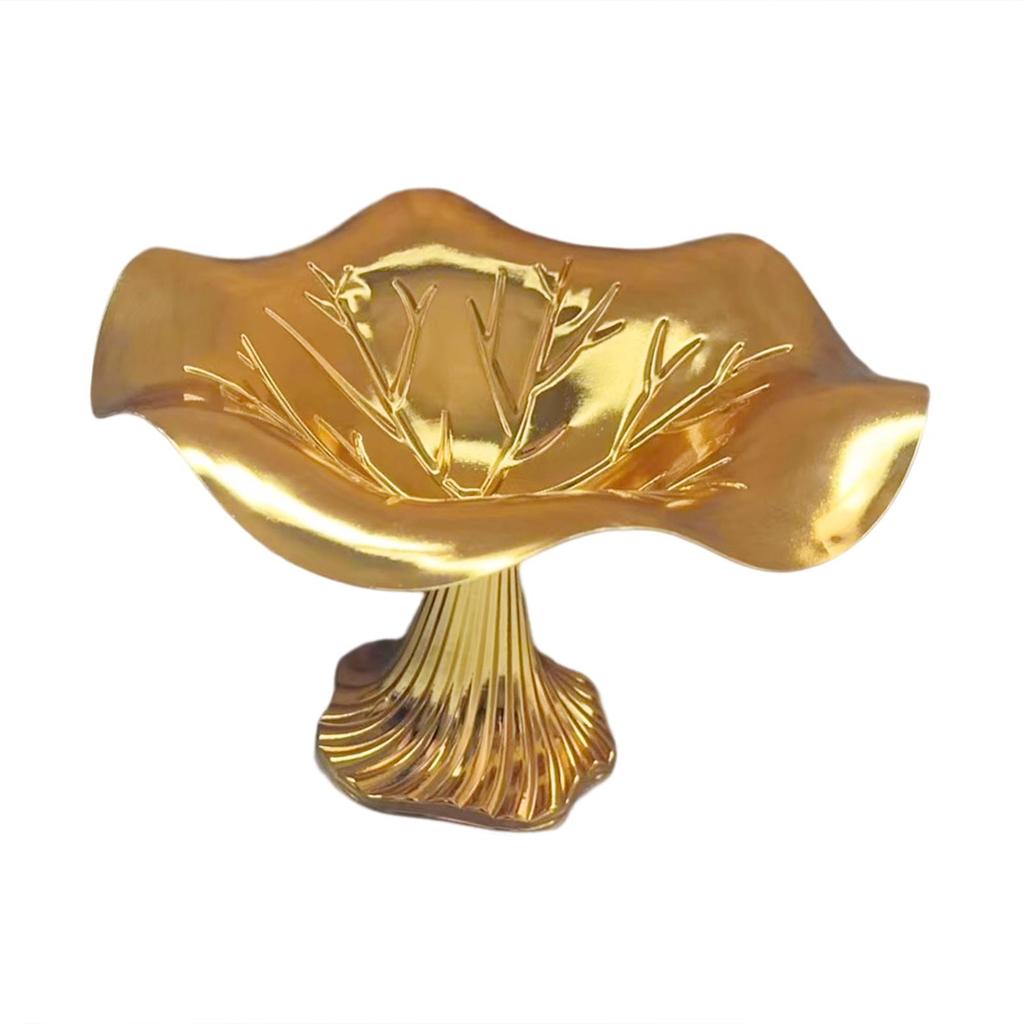 Candy Holder Tray Fruit Bowl Storage Baskets Stand Organization Alloy Snacks Basket for
