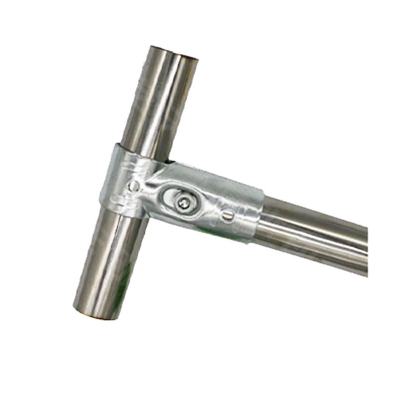 25mm Edelstahl T-förmiger Rohrverbinder für Kleiderständer & Gewächshäuser