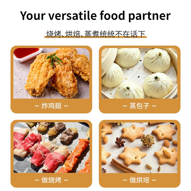 1pcs Food Grade Silicone Oil Paper Baking Home Packaging Paper, Heat-resistant Kitchen Oven, Oil Proof Paper, Meat Baking