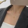 Stainless Steel Cute Style Balloon Dog Pendant Necklace Sweet Funny Clavicle Chain Unique Girl Birthday Gift