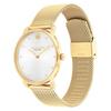Coach Elliot White Sunray Dial Gold-Tone Mesh Bracelet Watch 36mm - 14504208