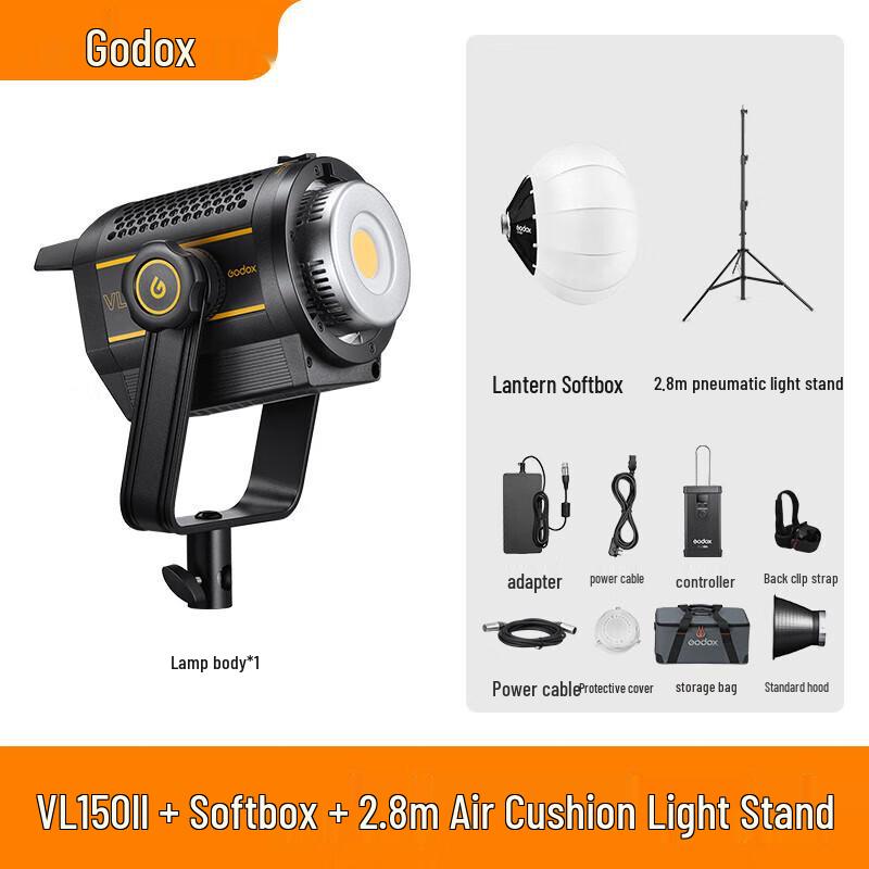 Godox VL150II LED Constant Light Kit with Softbox and Light Stand