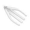 For Volkswagen Jetta Mk7 2019-2021 Steel Silver Front Fog Light Lamp Strip Trim
