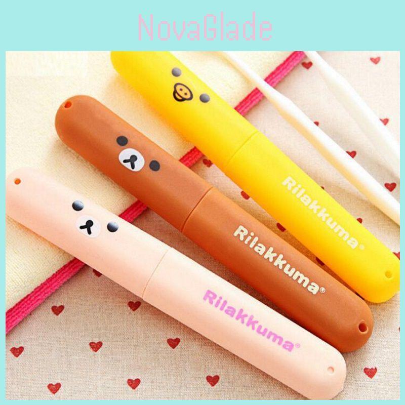 Fun And Functional Portable Toothbrush Cover Holder Bear Storage Box Perfect For Travel