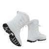 Winter Outdoor Travel Sports Large Size Snow Boots Women's Fleece Warm Medium Boots Women's Boots Ski Hiking Shoes