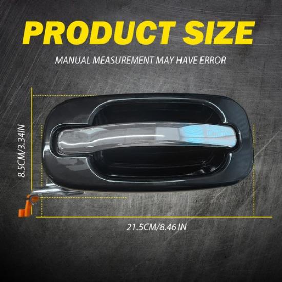 NEUES Set Chrom-Außentürgriffe hinten für 99-06 Silverado Tahoe Sierra Yukon