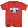 Koszulka muzyczna Beastie Boys Logo Czerwony melanż