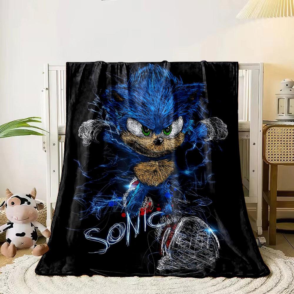 

A vibrant, sketch-style portrayal of a blue character in dynamic motion. for all seasons blanket lunch break throw gift 80cm x 120cm