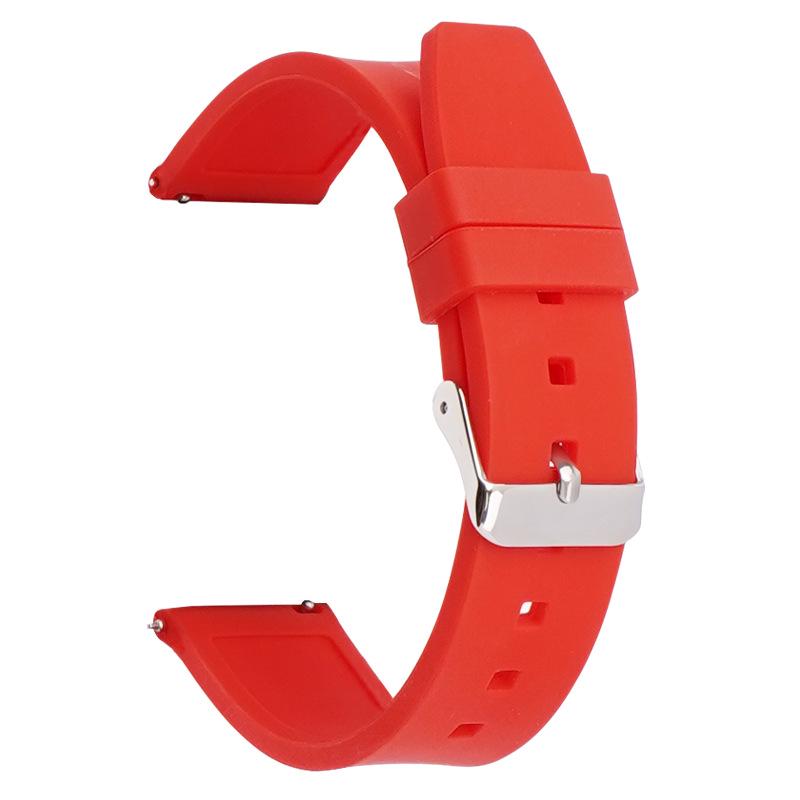 Schnellverschluss Wasserdichtes Silikon Smartwatch Armband 16-28mm