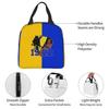 SGRHO Sigma Gamma Rho Insulated Lunch Bags for School Office African American Sorority Leakproof Thermal Cooler Bento Box