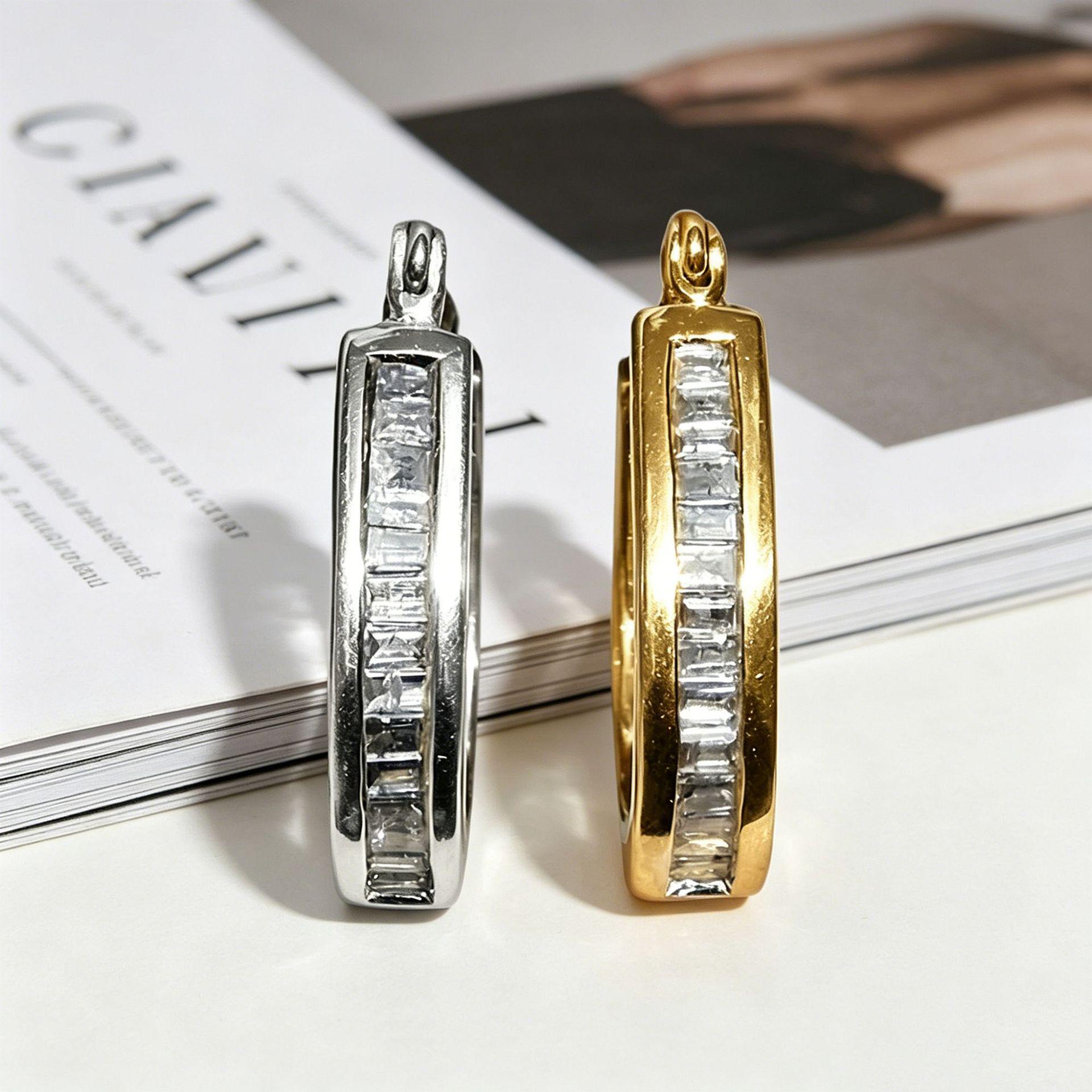 European Style Geometric U-Shaped Earrings: Elegant, Versatile Accessories for Everyday Wear