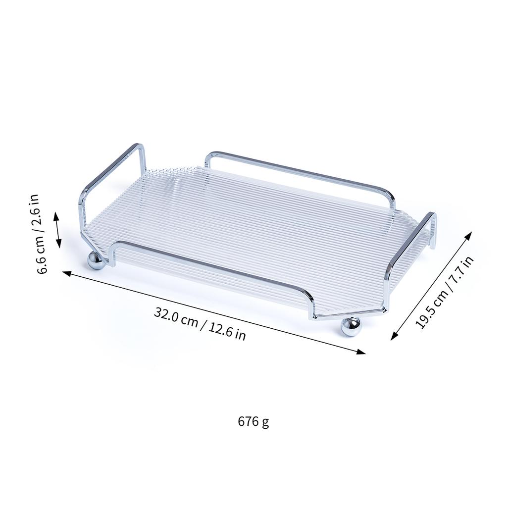 Restaurant Hotel Storage Perfume Tray Desktop Sundries Table Cosmetic Jewelry car Key Bathroom Plate Home Decora Toy Display