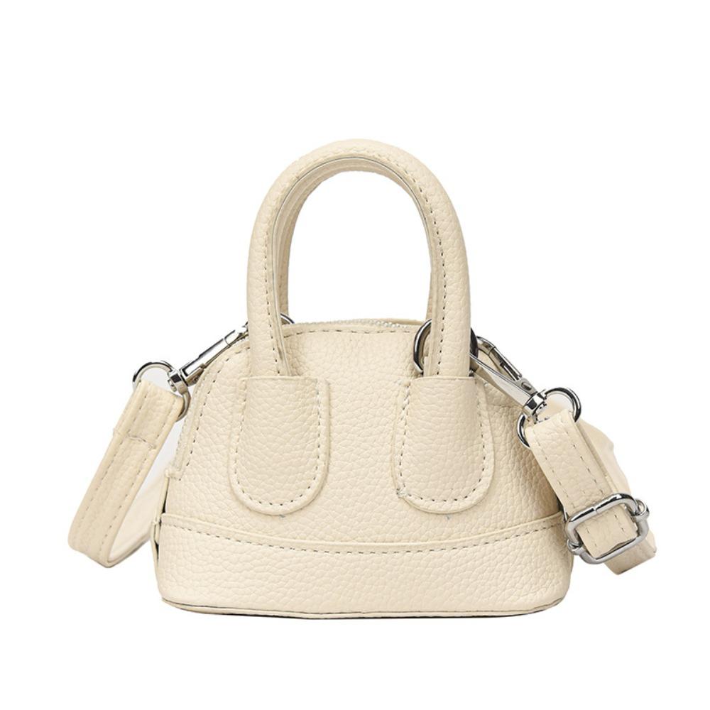 PU Leather Mini Crossbody Bag Korean Style Shell Bag Fashion Shoulder Bag  Girls
